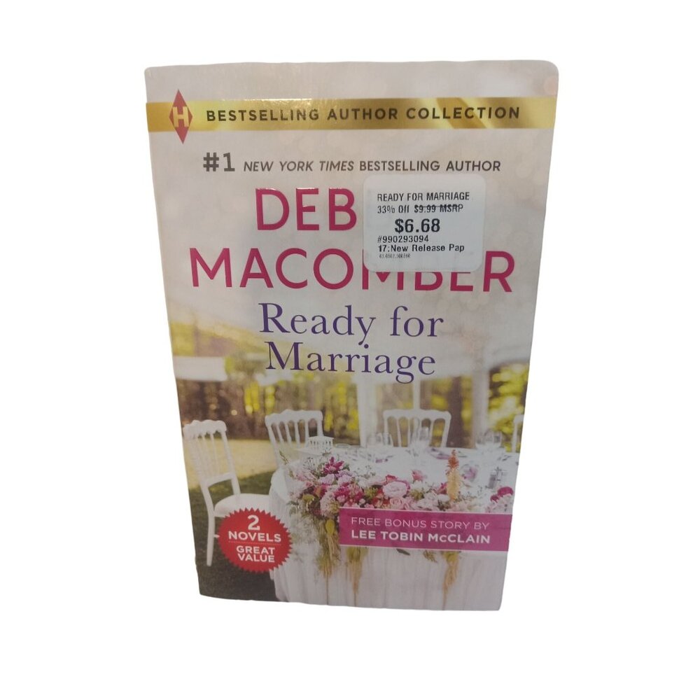 Debbie Macomber Book Ready For Marriage Novel Paperback Bestselling Author
